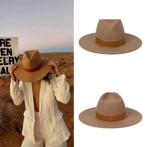 Free People Lack Of Color Benson Tri - Brown Size 57 CM Medium NWOT $149